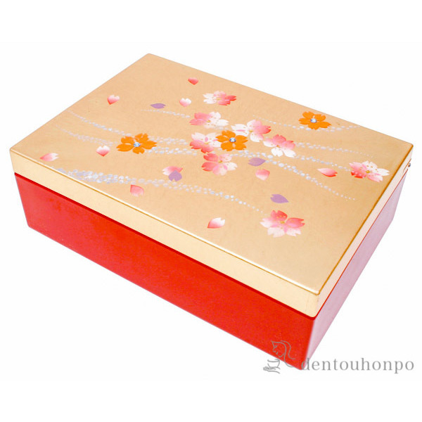 【送料無料】きらり アクセサリーボックス≪在庫確認後、1~3営業日で出荷≫ ( 箔一 アクセサリー入れ 収納ボックス ケース BOX 宝物 金沢金箔 )