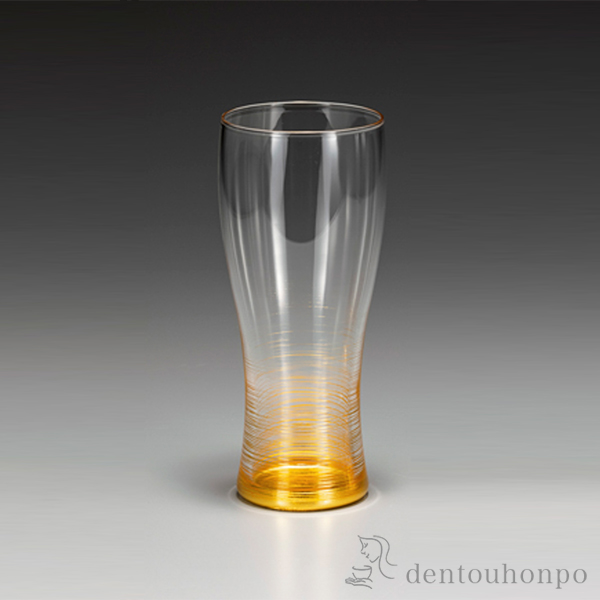 【送料無料】千筋 ビアグラス 1個≪在庫確認後、1~3営業日で出荷≫ ( 箔一 母の日 プレゼント 初任給 タンブラー ビアグラス ビアカップ プレゼント 人気 金沢金箔 )