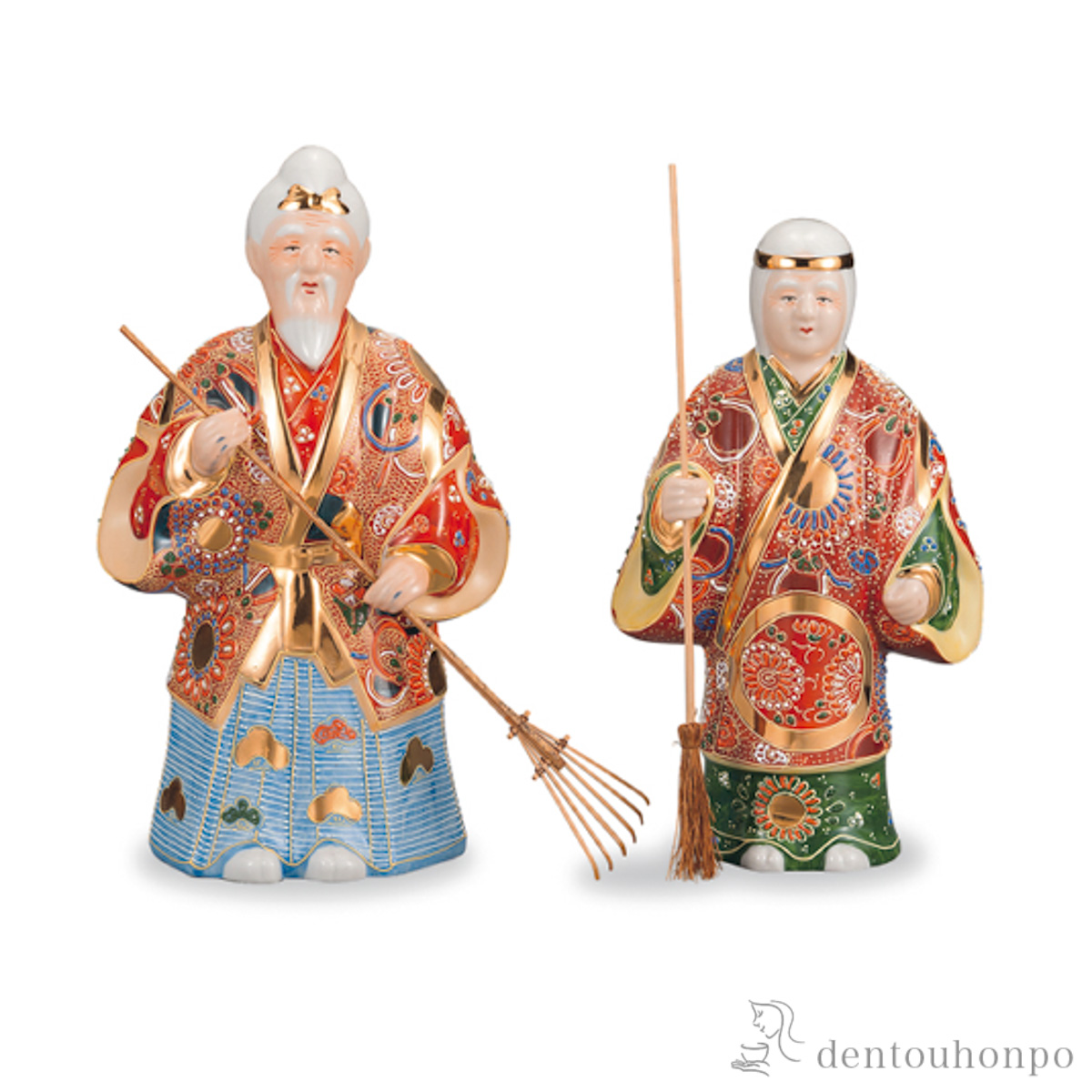 【送料無料】高砂 盛 8号≪在庫確認後、1~3営業日で出荷≫ ( 木札名入れ有料 九谷焼 )