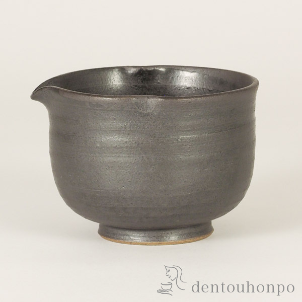 九谷焼 片口 黒釉焼〆 2合≪在庫確認後、通常即日で出荷≫ ( 和窯 母の日 プレゼント 初任給 酒器 日本酒 冷酒 片口 おすすめ 九谷焼 )