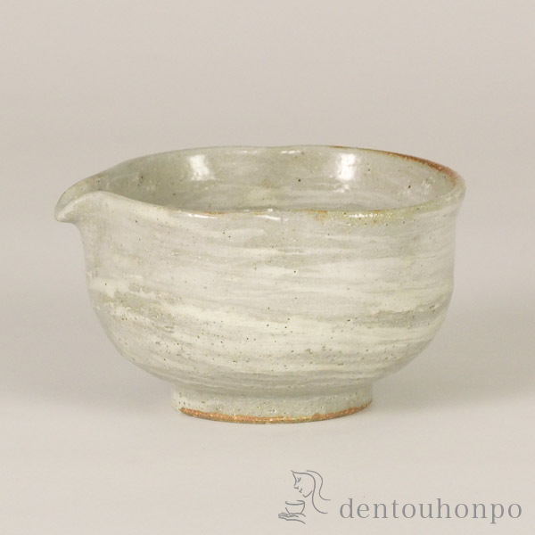 九谷焼 片口 白刷毛目 1合≪在庫確認後、通常即日で出荷≫ ( 和窯 酒器 日本酒 冷酒 片口 おすすめ 九谷焼 )