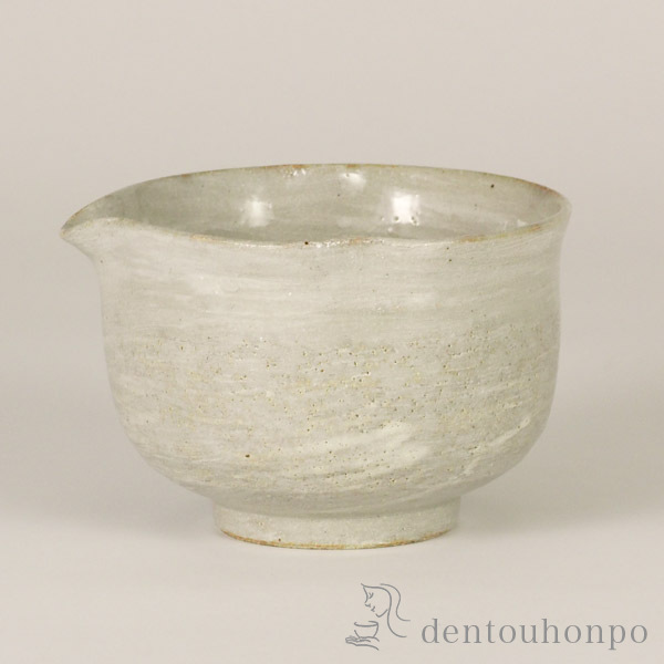 九谷焼 片口 白刷毛目 2合≪在庫確認後、通常即日で出荷≫ ( 和窯 母の日 プレゼント 初任給 酒器 日本酒 冷酒 片口 おすすめ 九谷焼 )