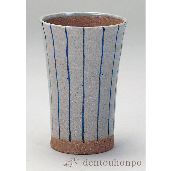 九谷焼 ビアカップ 細十草 350ml≪在庫確認後、通常即日で出荷≫ ( タンブラー ビアグラス ビアカップ プレゼント 人気 九谷焼 )