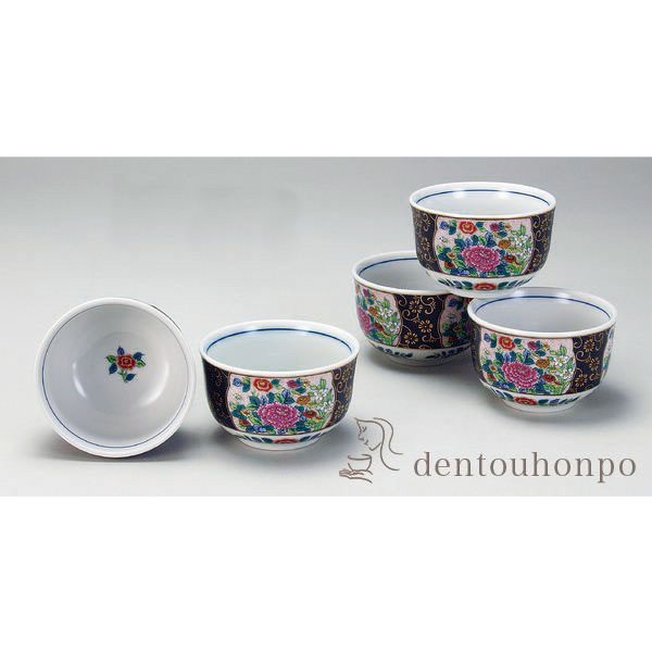 九谷焼 汲出揃 錦絵≪在庫確認後、通常即日で出荷≫ ( 茶器セット 急須 湯呑み 日本茶 中国茶 九谷焼 )