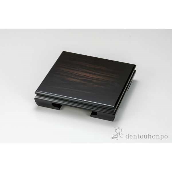 【送料無料】九谷焼 小卓（黒檀調） 8号≪在庫確認後、通常即日で出荷≫ ( 木札名入れ有料 退職祝い 定年 床の間 玄関 花瓶 香炉 おすすめ 九谷焼 )