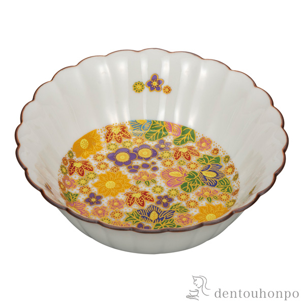 【送料無料】鉢 花詰 5号≪在庫確認後、通常即日で出荷≫ ( 和食 セット おつまみ 朝食 煮物 九谷焼 )