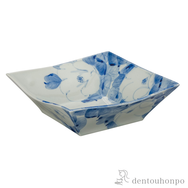 【送料無料】鉢 白椿 7号≪在庫確認後、通常即日で出荷≫ ( 和食 セット おつまみ 朝食 煮物 九谷焼 )