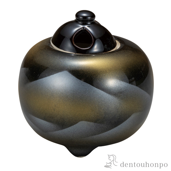 香炉 連山 3.5号≪在庫確認後、通常即日で出荷≫ ( 木箱名入れ有料 お香 線香 リラックス 仏具 人気 九谷焼 )