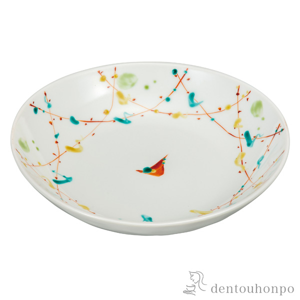 盛鉢 ハーモニー 7号≪在庫確認後、通常即日で出荷≫ ( 和食 食器 おつまみ 朝食 煮物 九谷焼 )