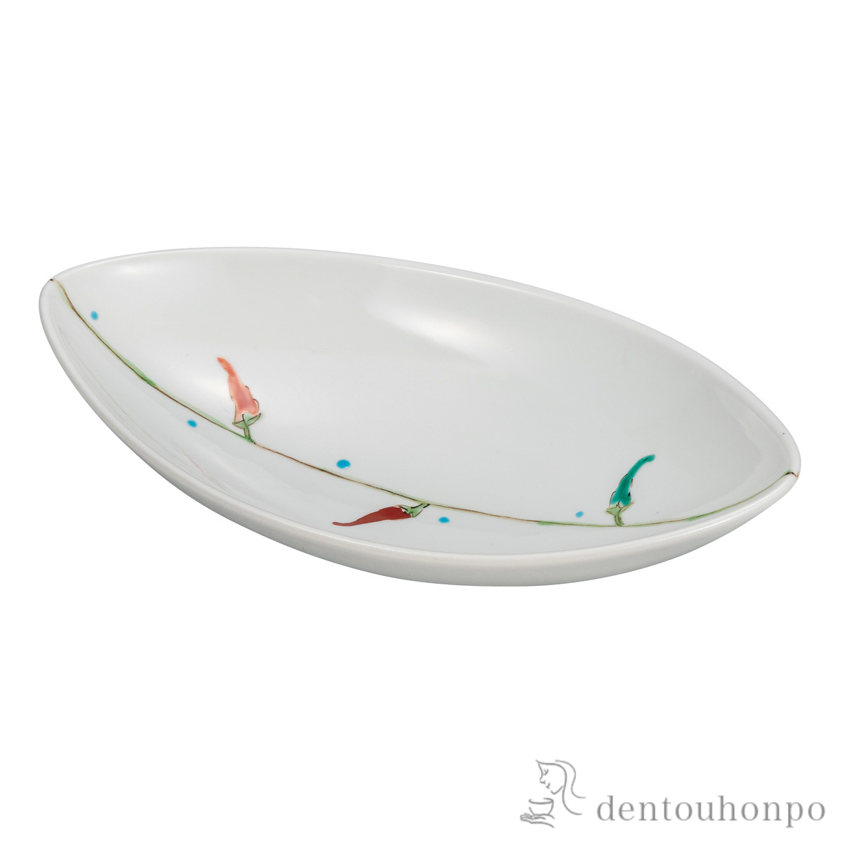 鉢 とうがらし 8.5号≪在庫確認後、通常即日で出荷≫ ( 和食 食器 おつまみ 朝食 煮物 九谷焼 )