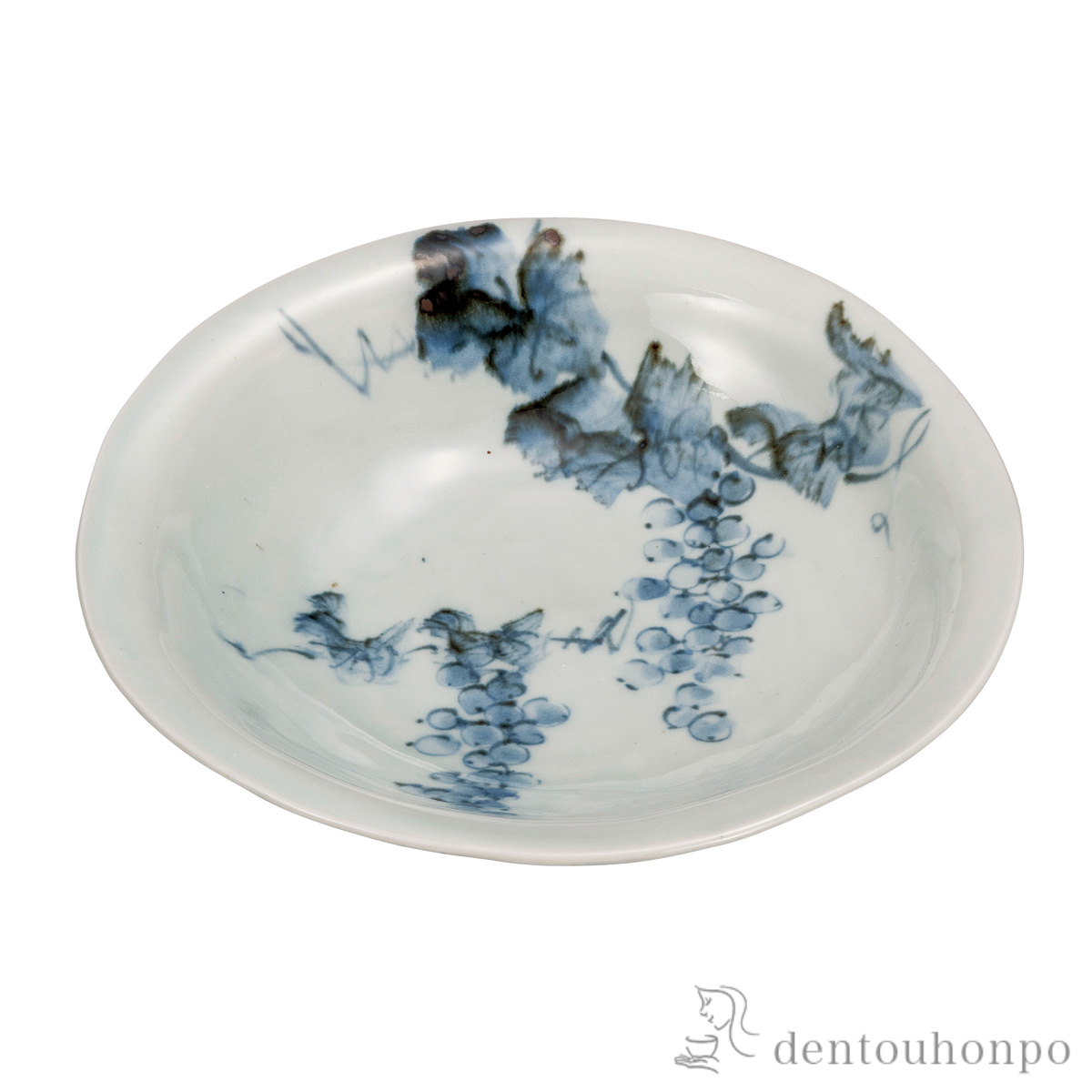 【送料無料】鉢 ぶどう 8号≪在庫確認後、通常即日で出荷≫ ( 和食 食器 おつまみ 朝食 煮物 九谷焼 )