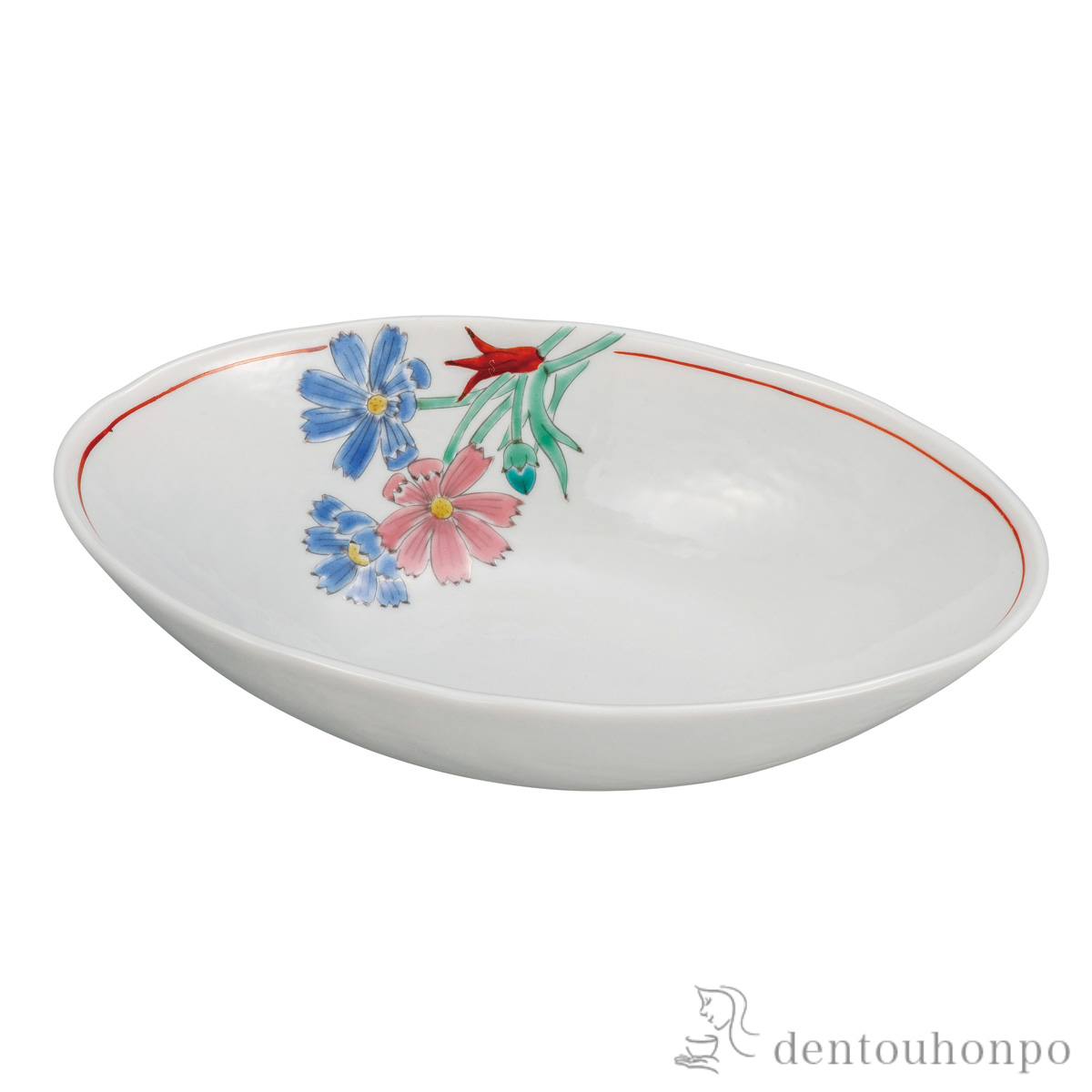 【送料無料】鉢 コスモス 7号≪在庫確認後、通常即日で出荷≫ ( 和食 食器 おつまみ 朝食 煮物 九谷焼 )