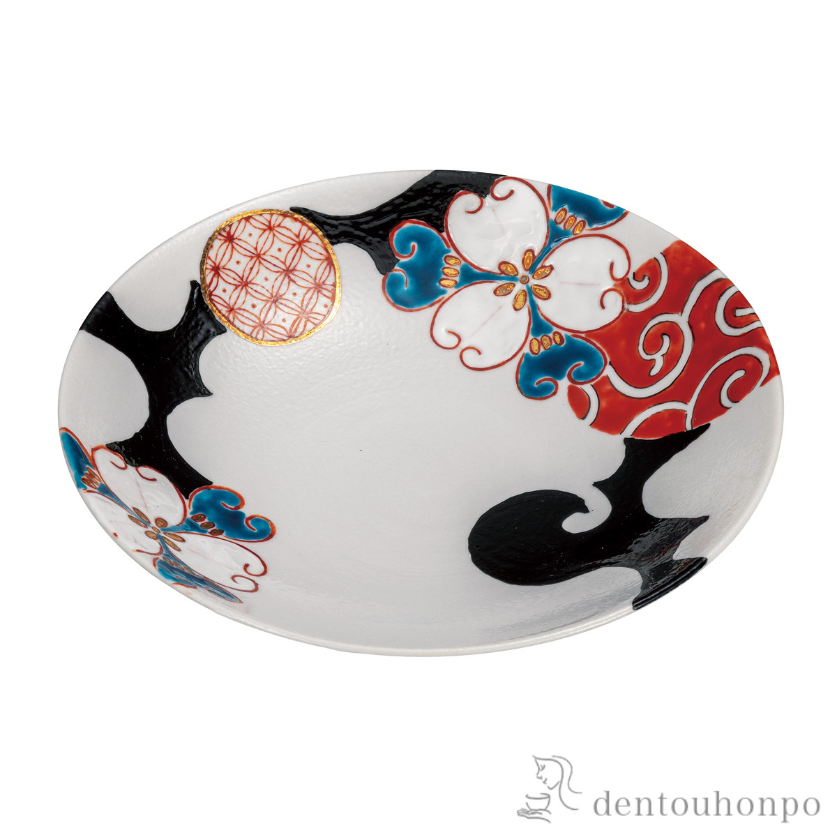 【送料無料】鉢 色華 7号≪在庫確認後、通常即日で出荷≫ ( 和食 食器 おつまみ 朝食 煮物 九谷焼 )