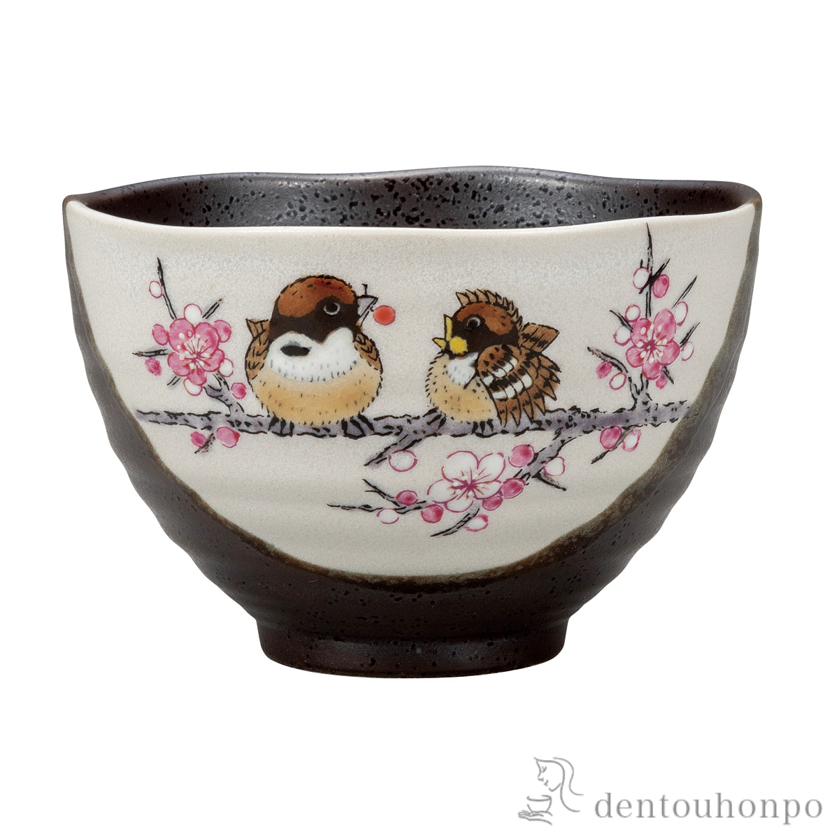 【送料無料】茶漬碗 すずめ≪在庫確認後、通常即日で出荷≫ ( ごはん 白ご飯 お茶碗 飯碗 おすすめ 九谷焼 )