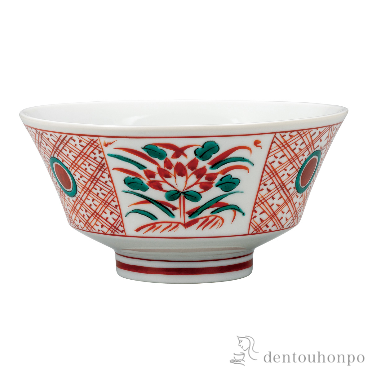 【送料無料】丼 赤絵≪在庫確認後、通常即日で出荷≫ ( どんぶり 食器 器 親子丼 しらす丼 九谷焼 )