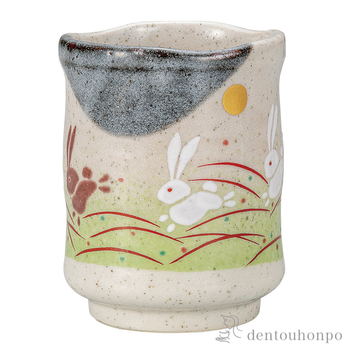 湯呑 はねうさぎ≪在庫確認後、通常即日で出荷≫ ( 湯のみ ゆのみ 湯飲み カップ プレゼント 九谷焼 )