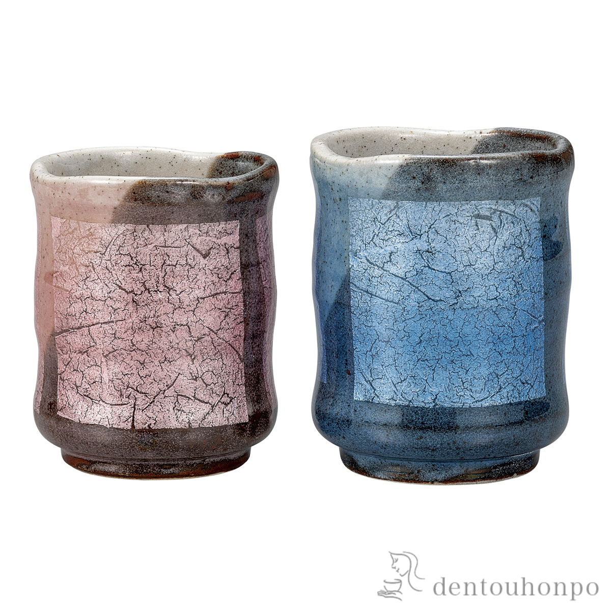 組湯呑 銀彩≪在庫確認後、通常即日で出荷≫ ( 湯呑み 湯のみ セット 湯飲み おすすめ 九谷焼 )