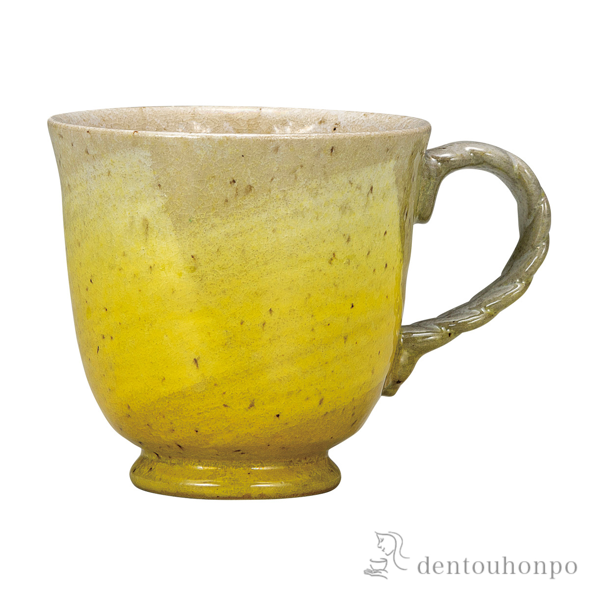 マグカップ 釉彩 黄色 竜彩≪在庫確認後、通常即日で出荷≫ ( プレゼント デザイン マグ オリジナル タンブラー 九谷焼 )