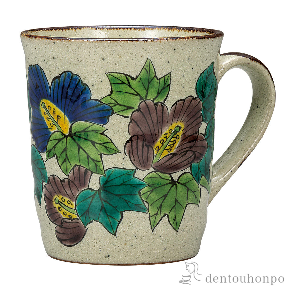 【送料無料】マグカップ 色絵芙蓉≪在庫確認後、通常即日で出荷≫ ( プレゼント デザイン マグ オリジナル タンブラー 九谷焼 )