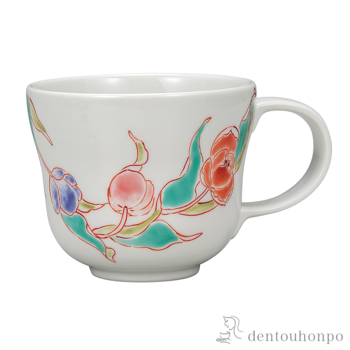 【送料無料】マグカップ チューリップ≪在庫確認後、通常即日で出荷≫ ( プレゼント デザイン マグ オリジナル タンブラー 九谷焼 )