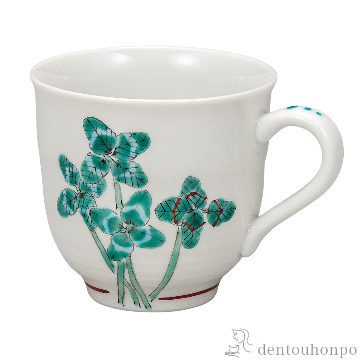 マグカップ クローバー≪在庫確認後、通常即日で出荷≫ ( プレゼント デザイン マグ オリジナル タンブラー 九谷焼 )