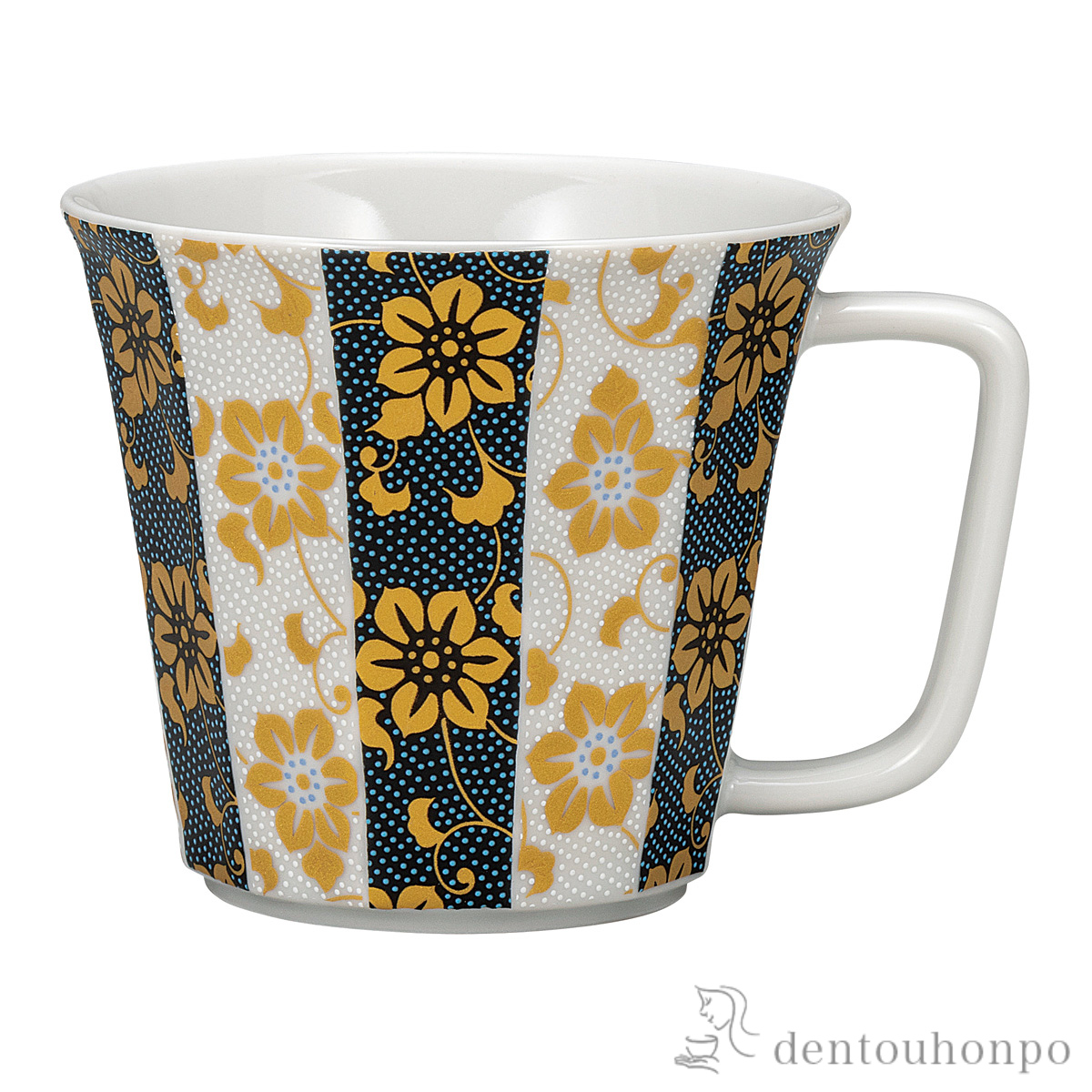 マグカップ 鉄仙文≪在庫確認後、通常即日で出荷≫ ( プレゼント デザイン マグ オリジナル タンブラー 九谷焼 )