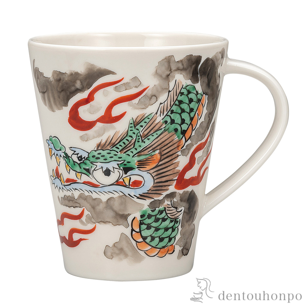 ビッグマグカップ 雲竜≪在庫確認後、通常即日で出荷≫ ( プレゼント デザイン マグ オリジナル タンブラー 九谷焼 )