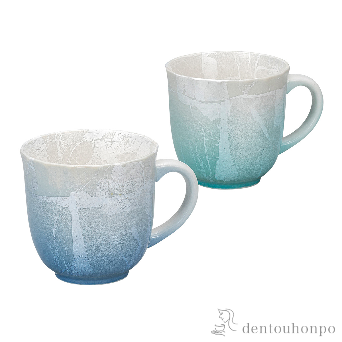【送料無料】ペアマグカップ 銀彩≪在庫確認後、通常即日で出荷≫ ( プレゼント デザイン マグ オリジナル タンブラー 九谷焼 )
