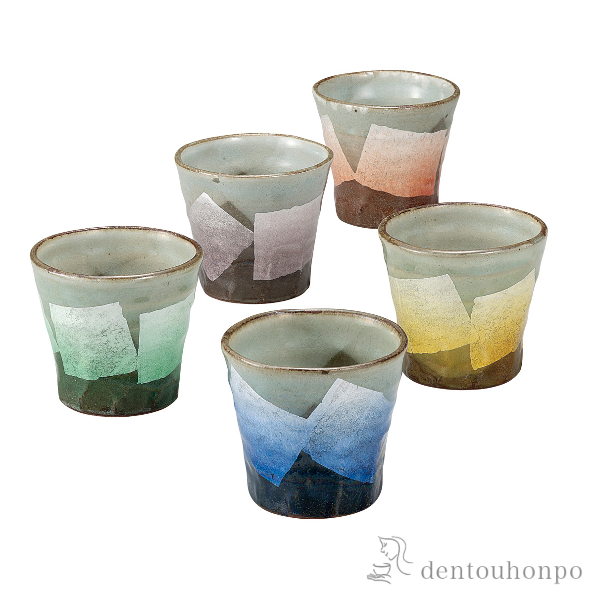 【送料無料】焼酎カップセット 銀彩≪在庫確認後、通常即日で出荷≫ ( 焼酎カップ ビールカップ 保温 保冷 人気 九谷焼 )