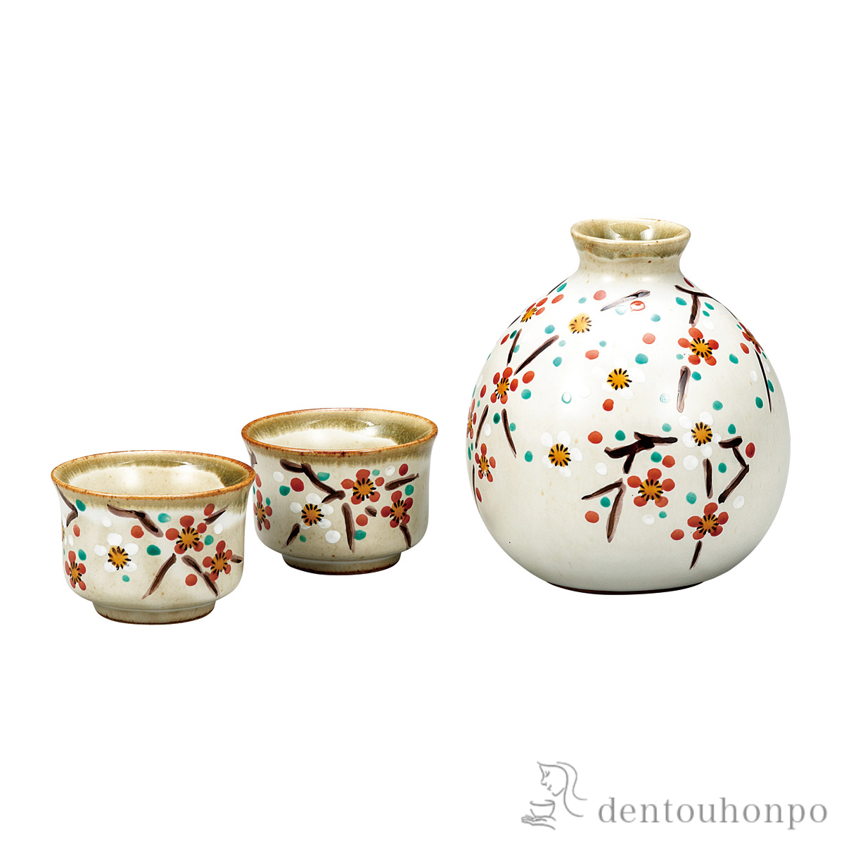 晩酌揃 小梅≪在庫確認後、通常即日で出荷≫ ( 酒器 日本酒 冷酒 プレゼント 人気 九谷焼 )