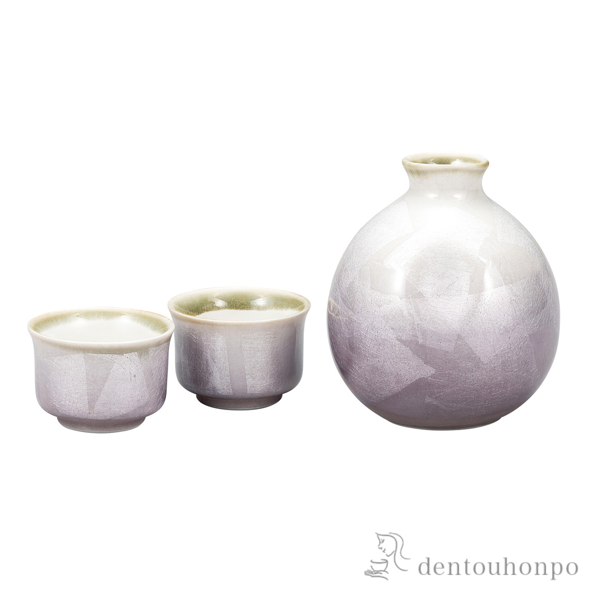 【送料無料】晩酌揃 銀彩紫 銀彩紫≪在庫確認後、通常即日で出荷≫ ( 酒器 日本酒 冷酒 プレゼント 人気 九谷焼 )