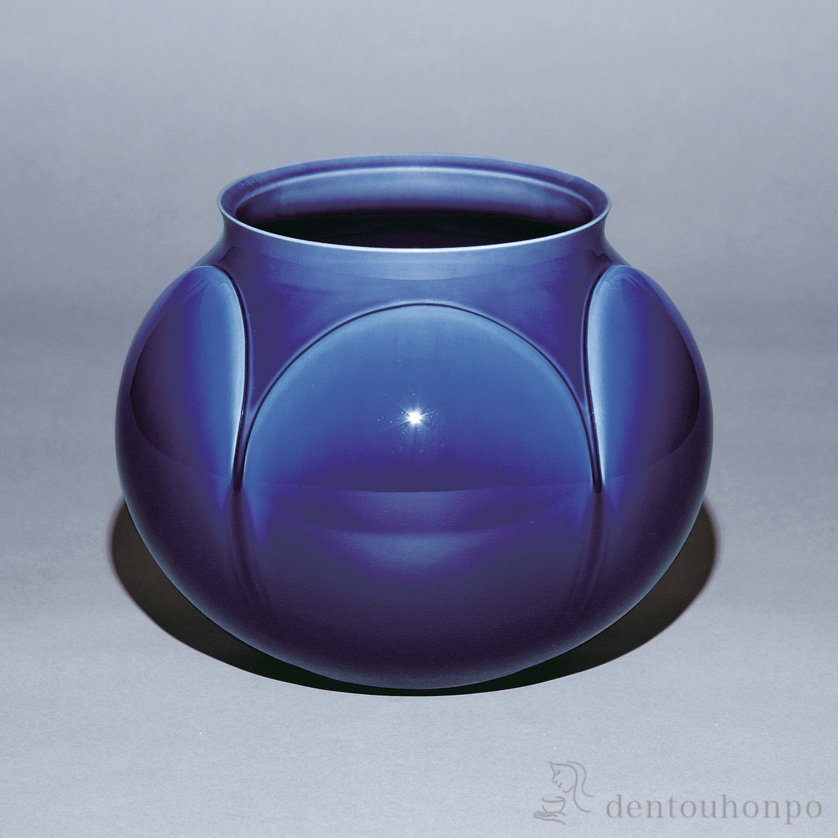 【送料無料】花瓶 深厚耀彩彫文 9号≪在庫確認後、通常即日で出荷≫ ( 木札名入れ有料 ガラス フラワーベース 花器 一輪挿し おすすめ 九谷焼 )