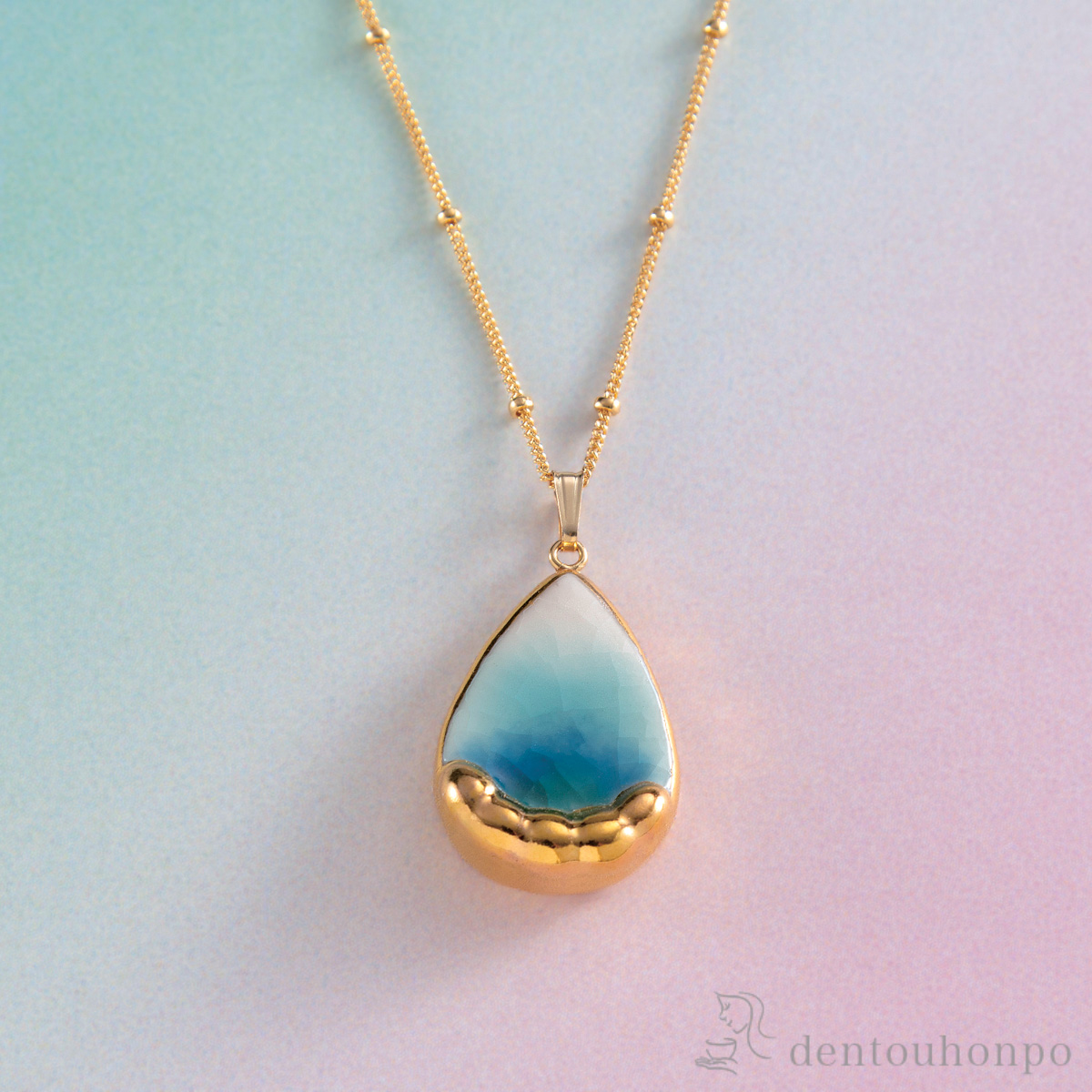 【送料無料】ネックレス 霖雨のあと≪在庫確認後、通常即日で出荷≫ ( おしゃれ ジュエリー ネックレス レディース チャーム 九谷焼 )