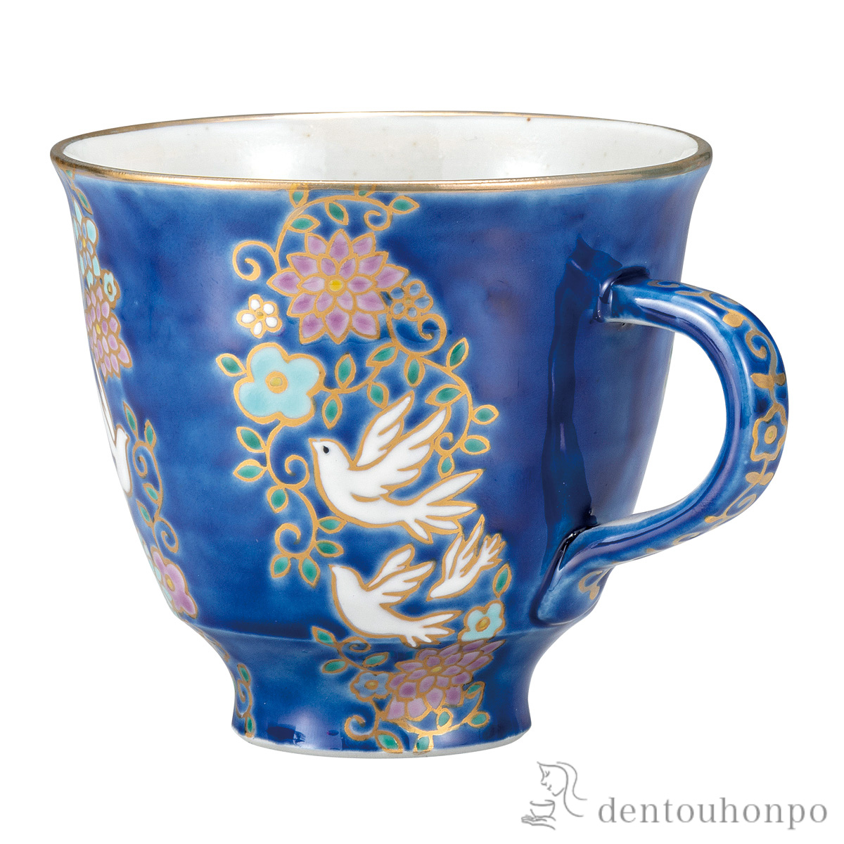 【送料無料】マグカップ 白鳩≪在庫確認後、通常即日で出荷≫ ( プレゼント デザイン マグ オリジナル タンブラー 九谷焼 )