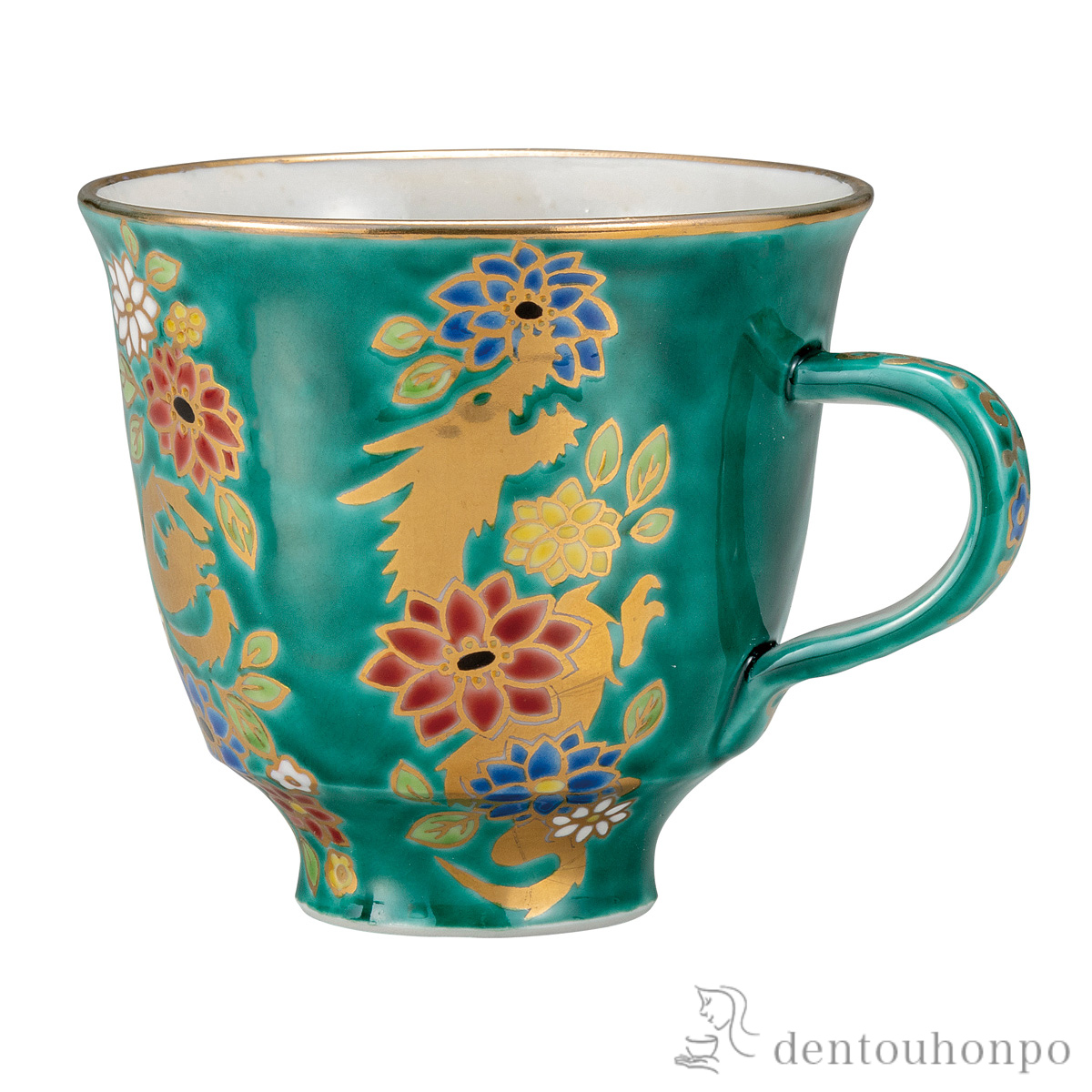 【送料無料】マグカップ 金龍≪注文後に商品取り寄せ、後日納期連絡致します≫ ( 退職祝い 定年 上司 父 母 男性 女性 先輩 プレゼント デザイン マグ オリジナル タンブラー 九谷焼 )