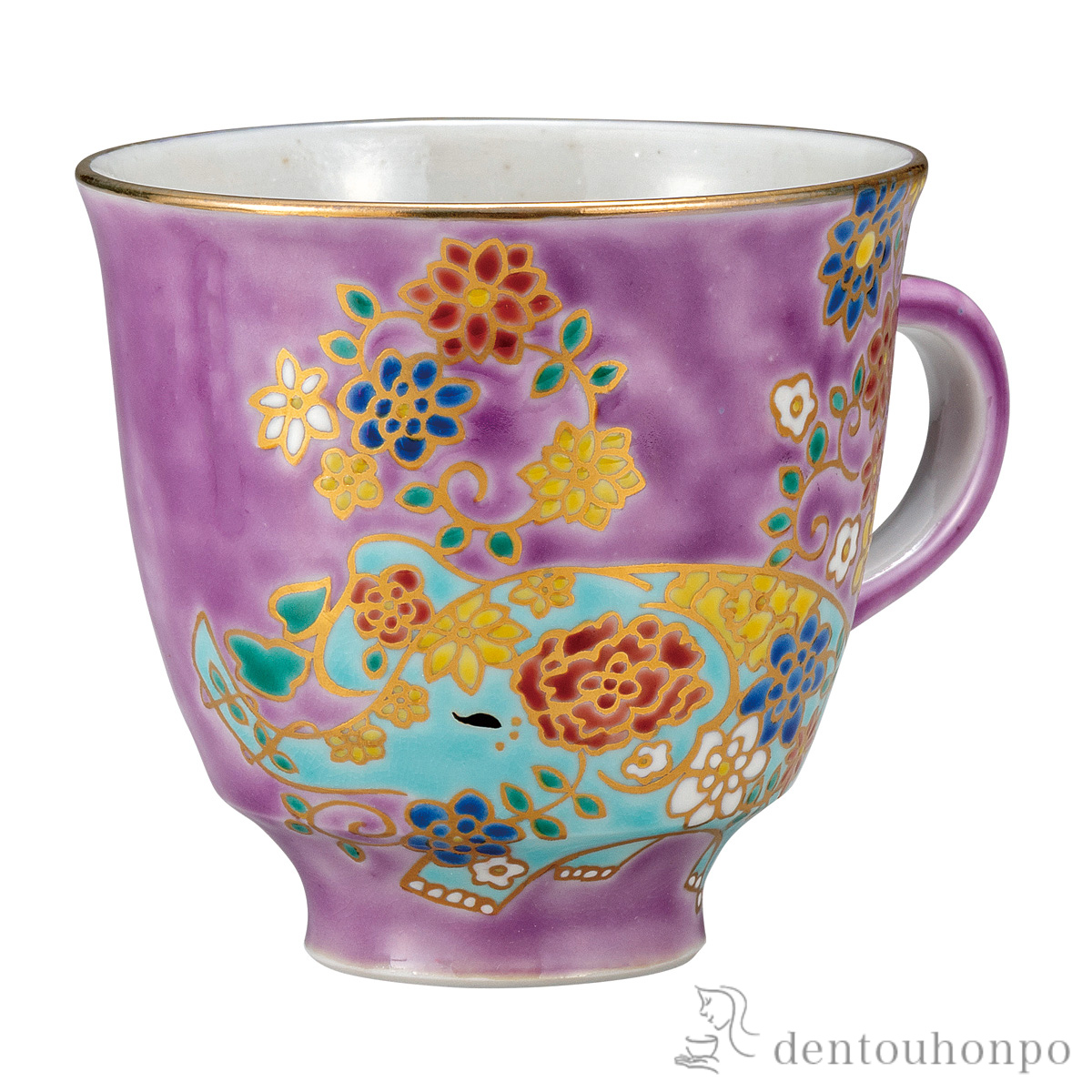 【送料無料】マグカップ 碧象≪在庫確認後、通常即日で出荷≫ ( 退職祝い 定年 上司 父 母 男性 女性 先輩 プレゼント デザイン マグ オリジナル タンブラー 九谷焼 )