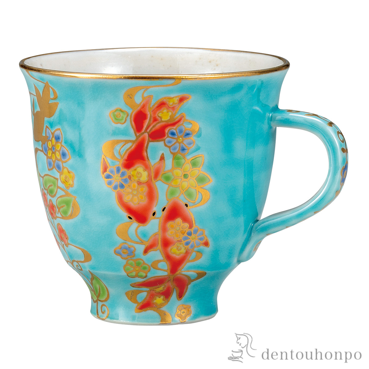 【送料無料】マグカップ 金魚≪在庫確認後、通常即日で出荷≫ ( プレゼント デザイン マグ オリジナル タンブラー 九谷焼 )