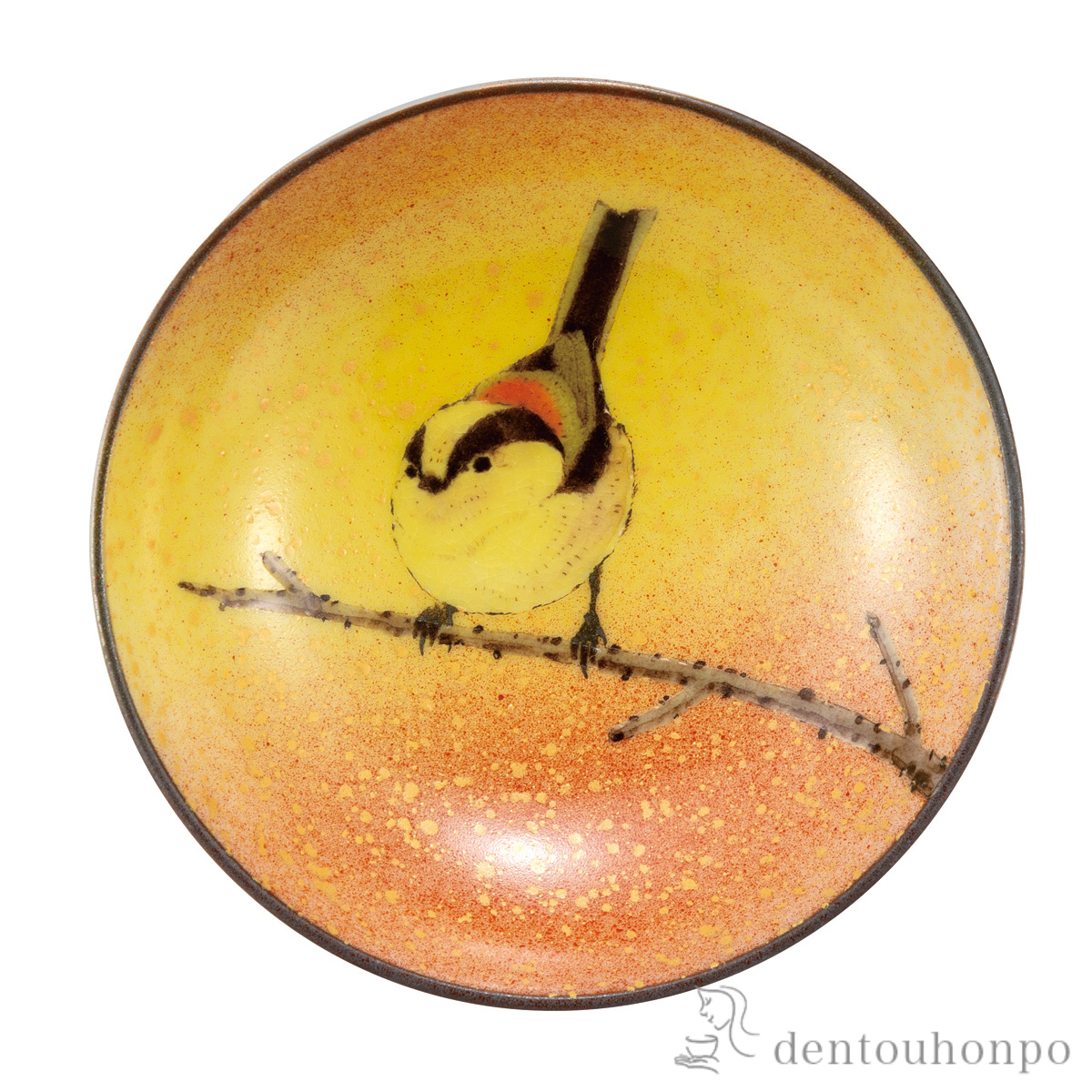 【送料無料】盃 エナガ≪在庫確認後、通常即日で出荷≫ ( ぐいのみ 盃 酒器 猪口 日本酒 九谷焼 )