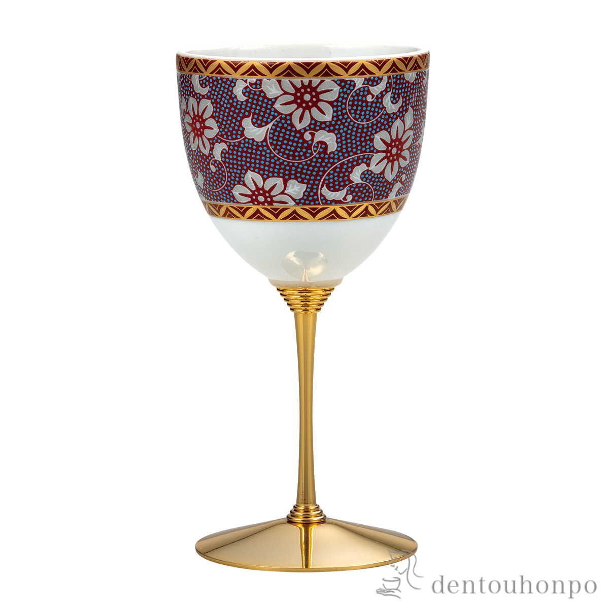 【送料無料】ワインカップ 鉄仙紋≪在庫確認後、通常即日で出荷≫ ( ワインカップ 酒器 日本酒 冷酒 人気 九谷焼 )