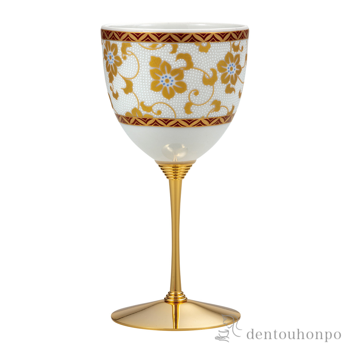 【送料無料】ワインカップ 白粒鉄仙≪在庫確認後、通常即日で出荷≫ ( ワインカップ 酒器 日本酒 冷酒 人気 九谷焼 )