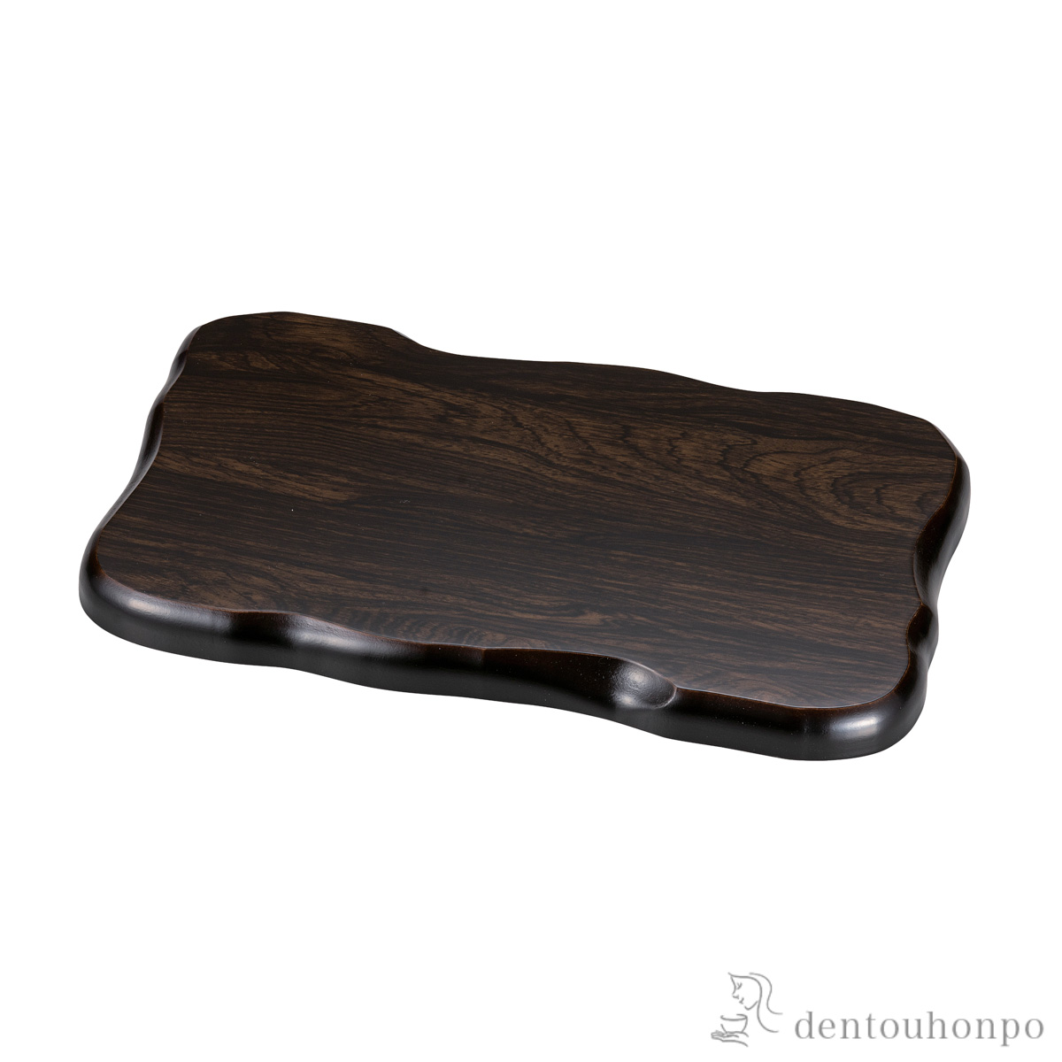 【送料無料】平板 （黒丹調） 12号≪在庫確認後、通常即日で出荷≫ ( 床の間 玄関 花瓶 プレゼント おすすめ 九谷焼 )