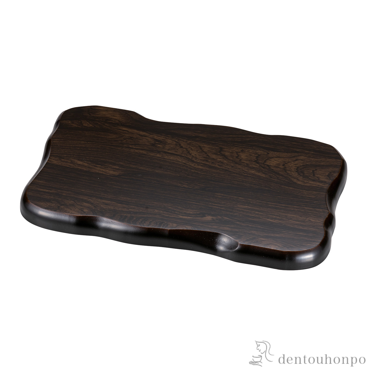 【送料無料】平板 （黒丹調） 14号≪在庫確認後、通常即日で出荷≫ ( 床の間 玄関 花瓶 プレゼント おすすめ 九谷焼 )