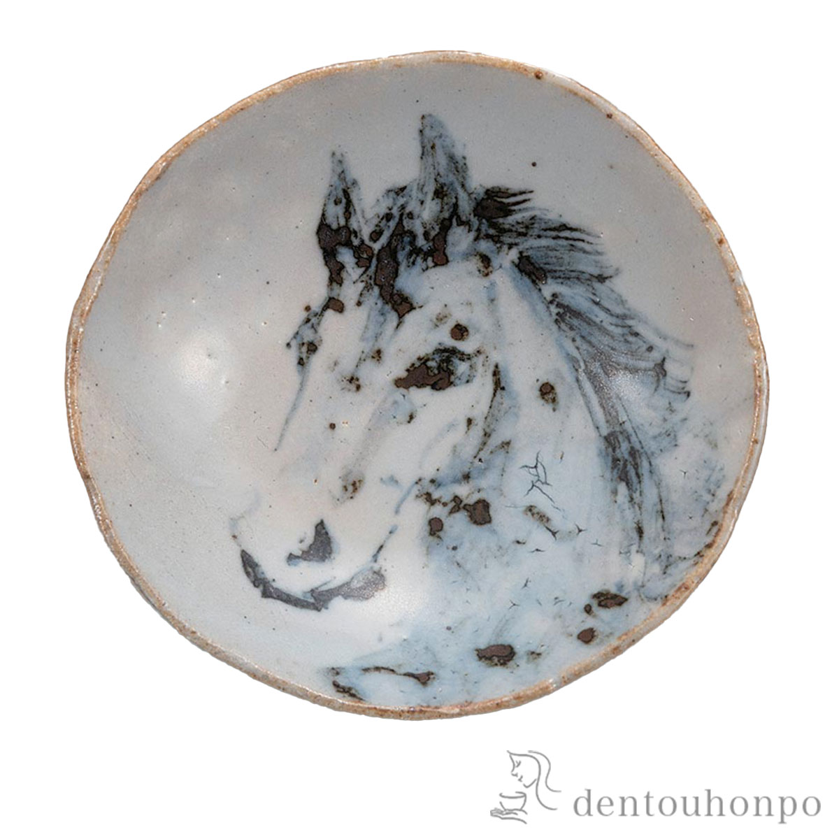 干支　盃 午≪在庫確認後、1~3営業日で出荷≫ ( お正月 新年 午 馬 十二支 2026年 開運 九谷焼 )