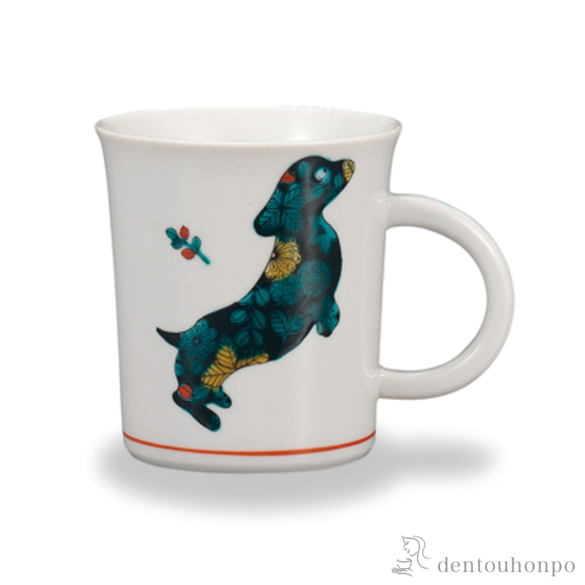 【送料無料】マグカップ 犬≪在庫確認後、1~3営業日で出荷≫ ( プレゼント デザイン マグ オリジナル タンブラー 九谷焼 )