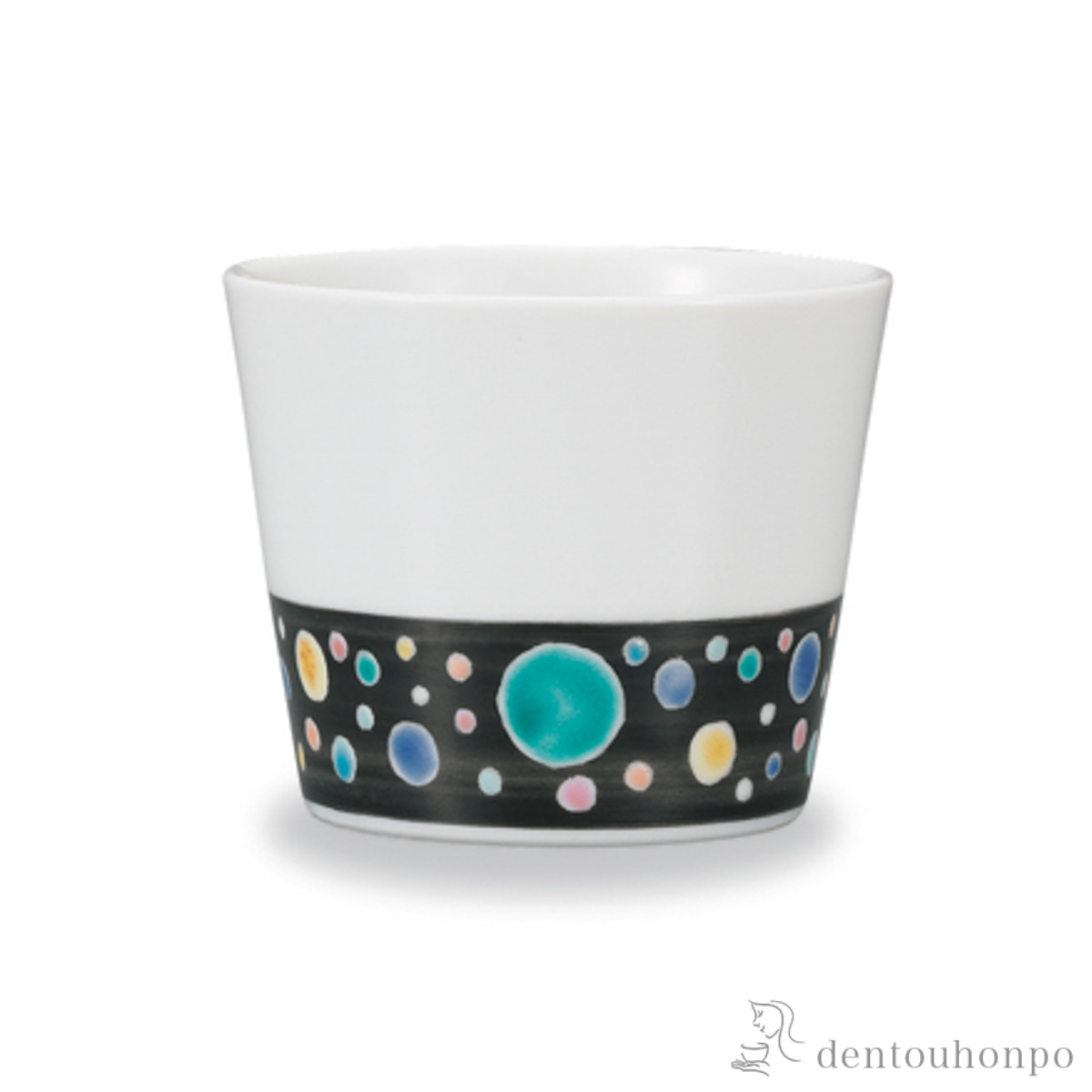 そば猪口 銀河≪在庫確認後、1~3営業日で出荷≫ ( そばちょこ コップ 蕎麦猪口 冷酒カップ 来客用 九谷焼 )