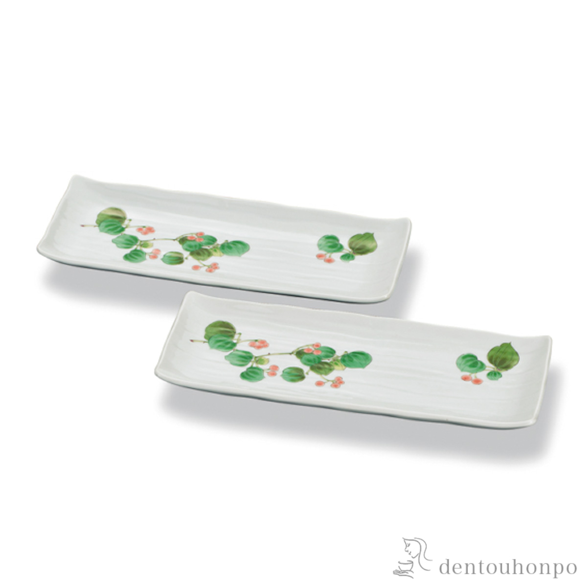 皿 山帰来 9.6号 ペア≪在庫確認後、1~3営業日で出荷≫ ( 盛皿 プレート テーブルウェア 食器 パーティー 九谷焼 )