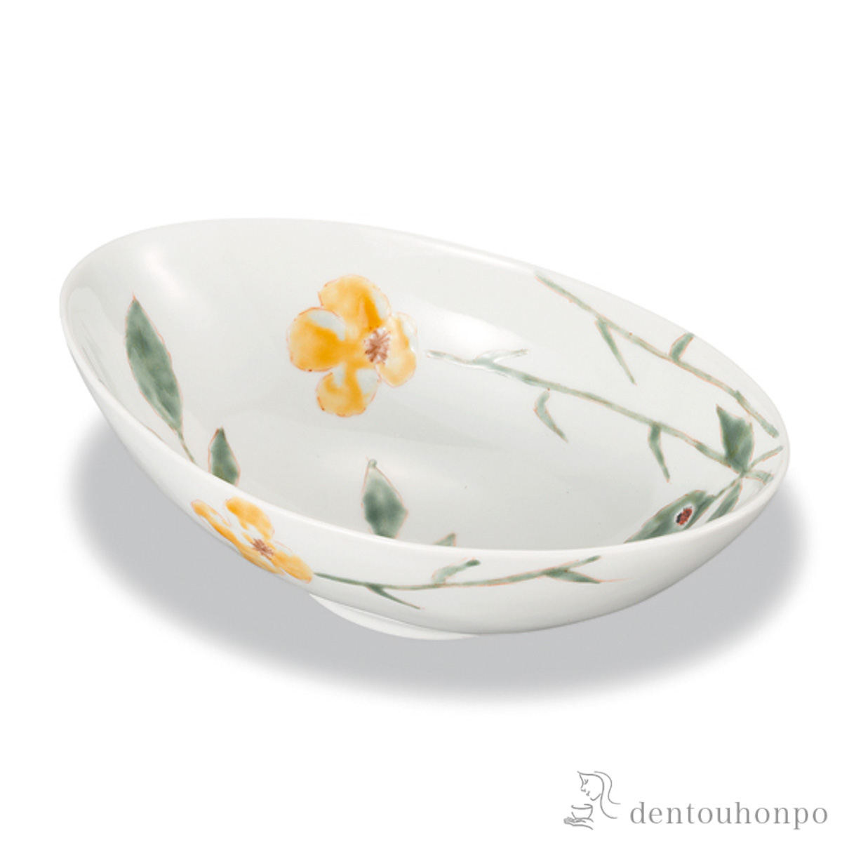 鉢 花文 6.5号≪在庫確認後、1~3営業日で出荷≫ ( 和食 食器 おつまみ 朝食 煮物 九谷焼 )