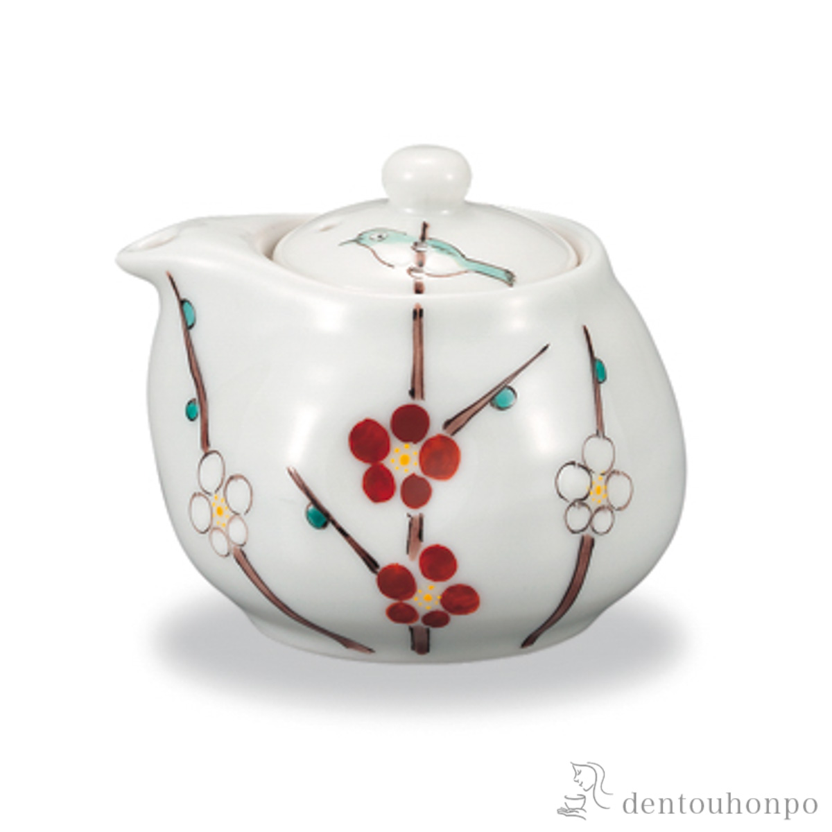 【送料無料】汁次 梅日和≪在庫確認後、1~3営業日で出荷≫ ( ソース入れ 醤油さし ガラス 液だれしない 魚 九谷焼 )