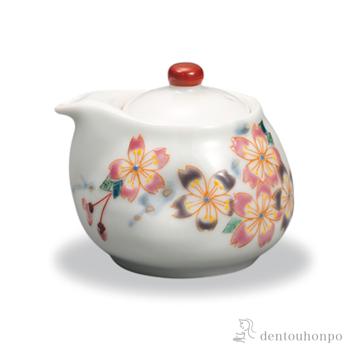 汁次 和桜≪在庫確認後、1~3営業日で出荷≫ ( ソース入れ 醤油さし ガラス 液だれしない 魚 九谷焼 )