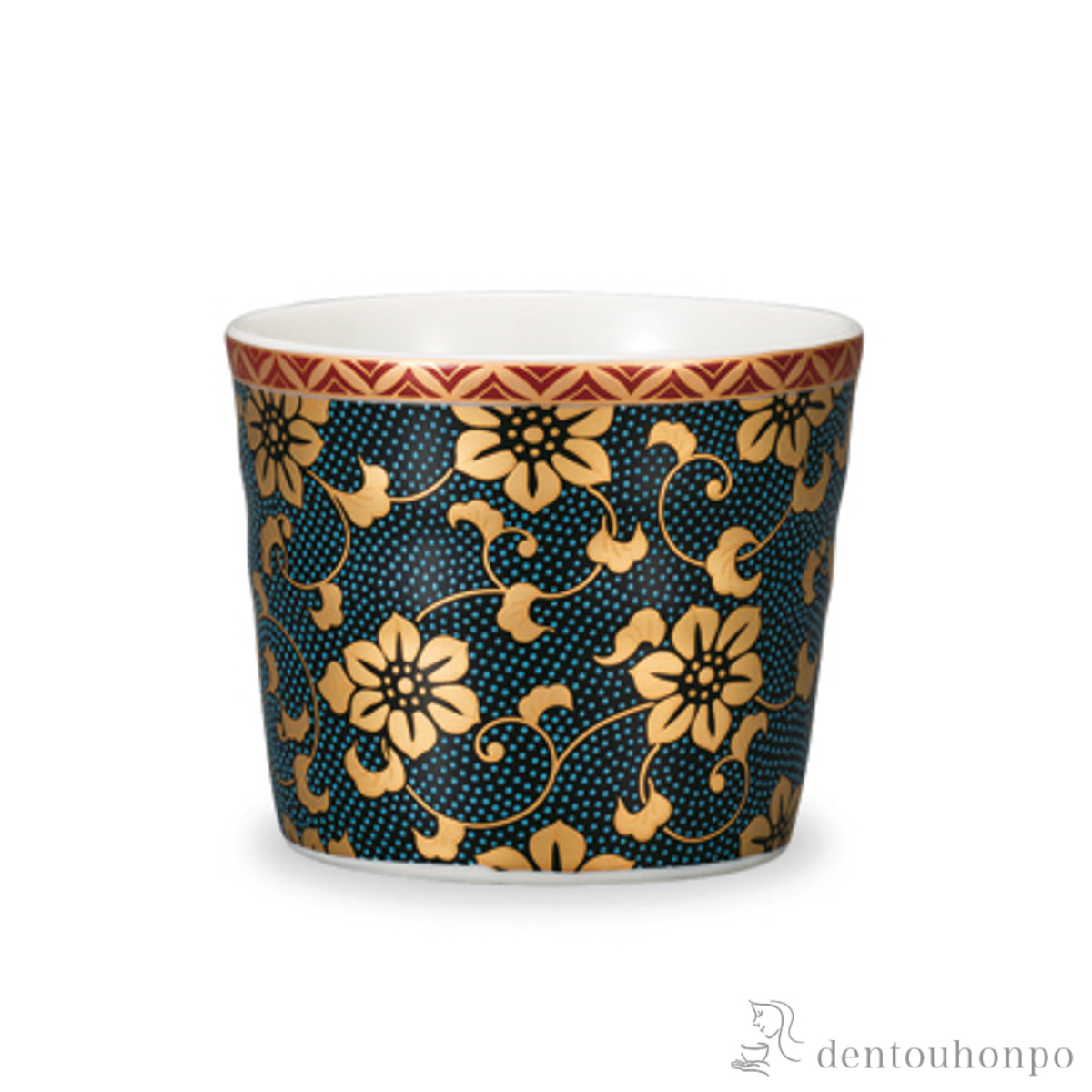 【送料無料】そば猪口 青粒鉄仙≪在庫確認後、1~3営業日で出荷≫ ( そばちょこ コップ 蕎麦猪口 冷酒カップ 来客用 九谷焼 )